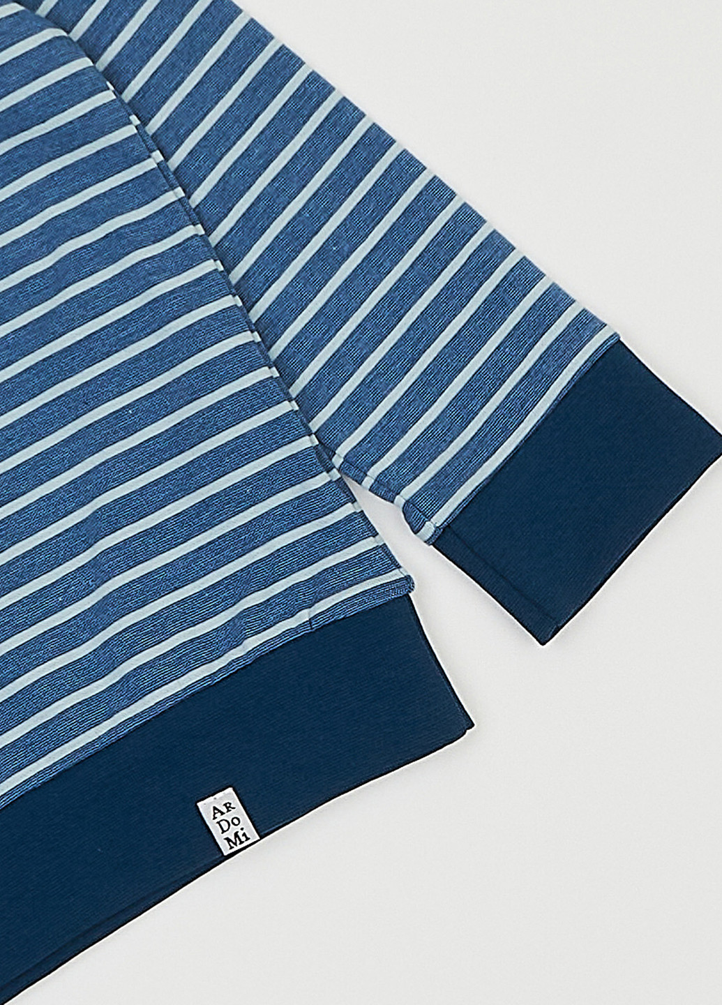 Темно-синій світшот ArDoMi смужка нашивки (293004870)