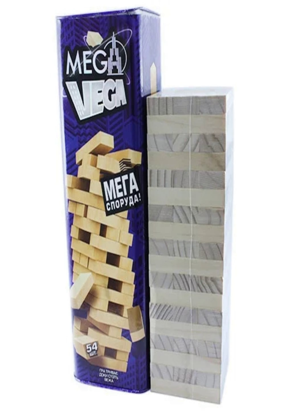 Настільна гра для компанії Дженга дерев'яна вежа звали вежу Дженга вега 54 бруска (626979998) Francesco Marconi (209509579)