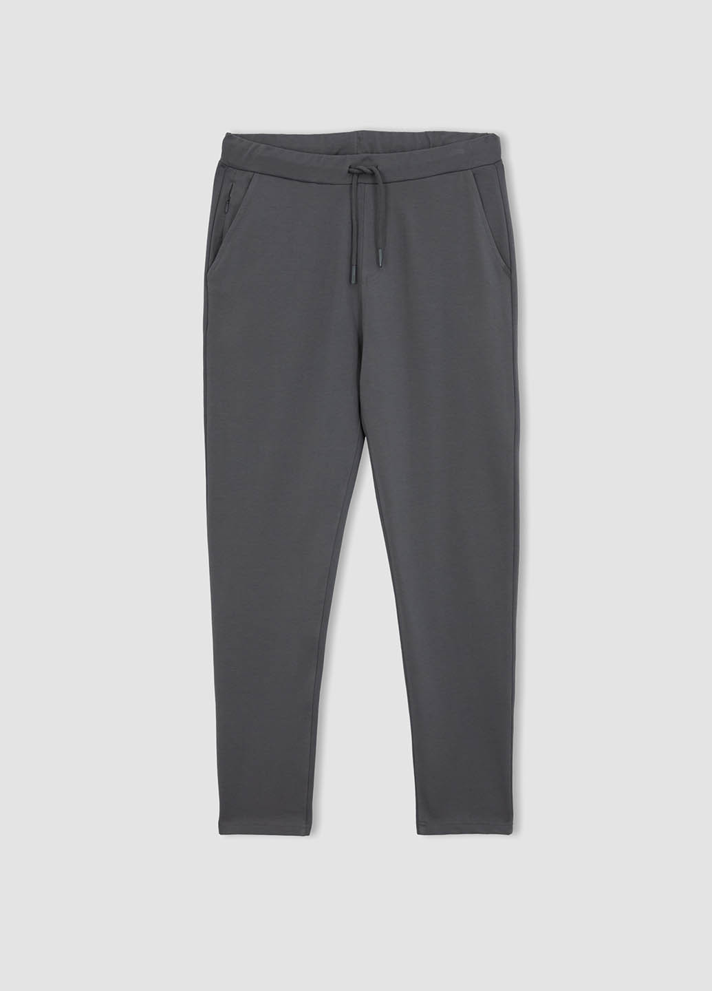Темно-серые спортивные демисезонные джоггеры брюки DeFacto