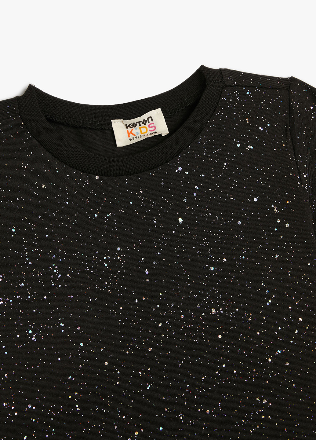 Черная летняя футболка KOTON