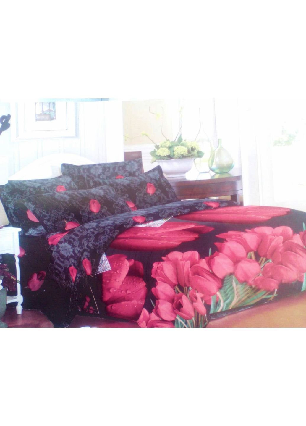 Комплект постельного белья от украинского производителя Polycotton Полуторный 90957 Moda (253658701)