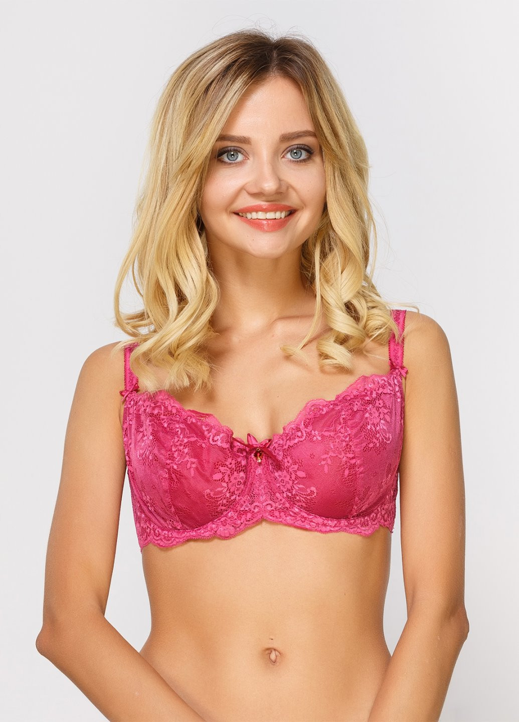 Малиновий бюстгальтер adri 181401-8518 sangria Jasmine з кісточками