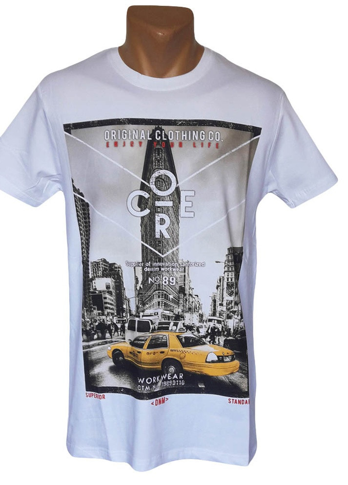 Біла футболка чоловічі Daniel and Jones