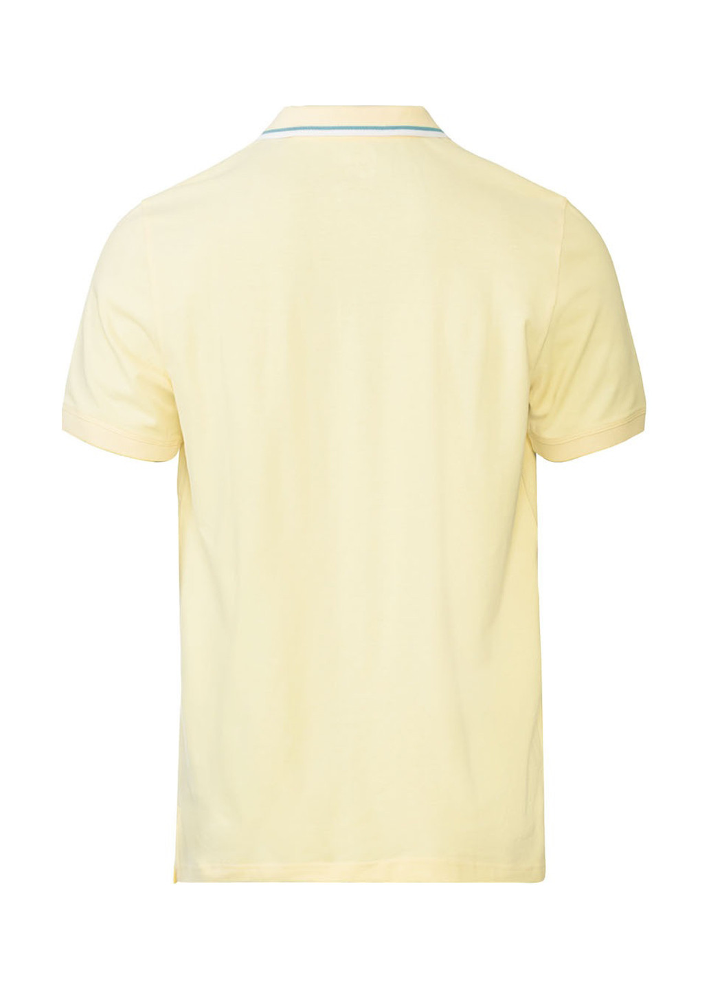 Желтая футболка-поло для мужчин Livergy с надписью
