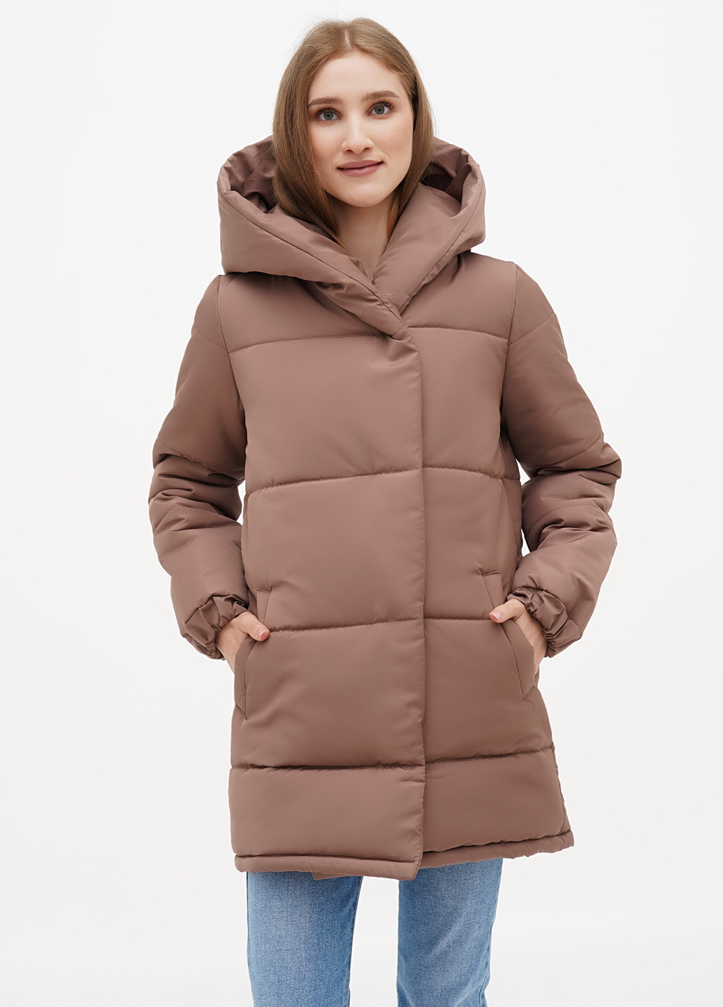 Кавова зимня куртка Basconi