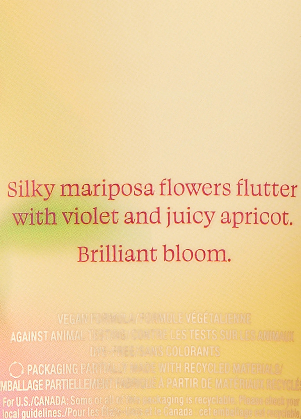 Набор Bright Mariposa Apricot (лосьон, мист), 236 мл/250 мл Victoria's Secret (289787192)