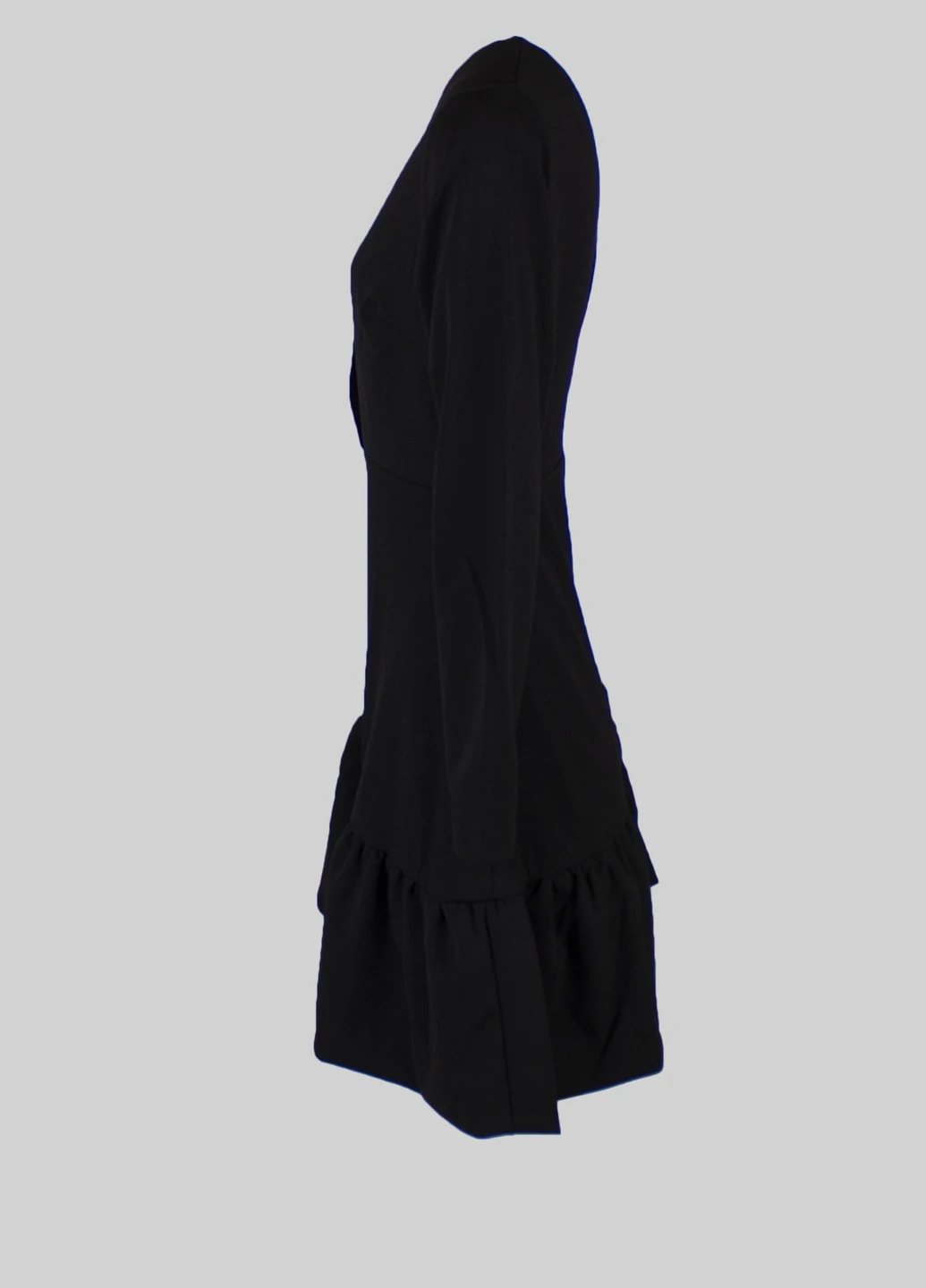 Черное кэжуал платье Boohoo однотонное