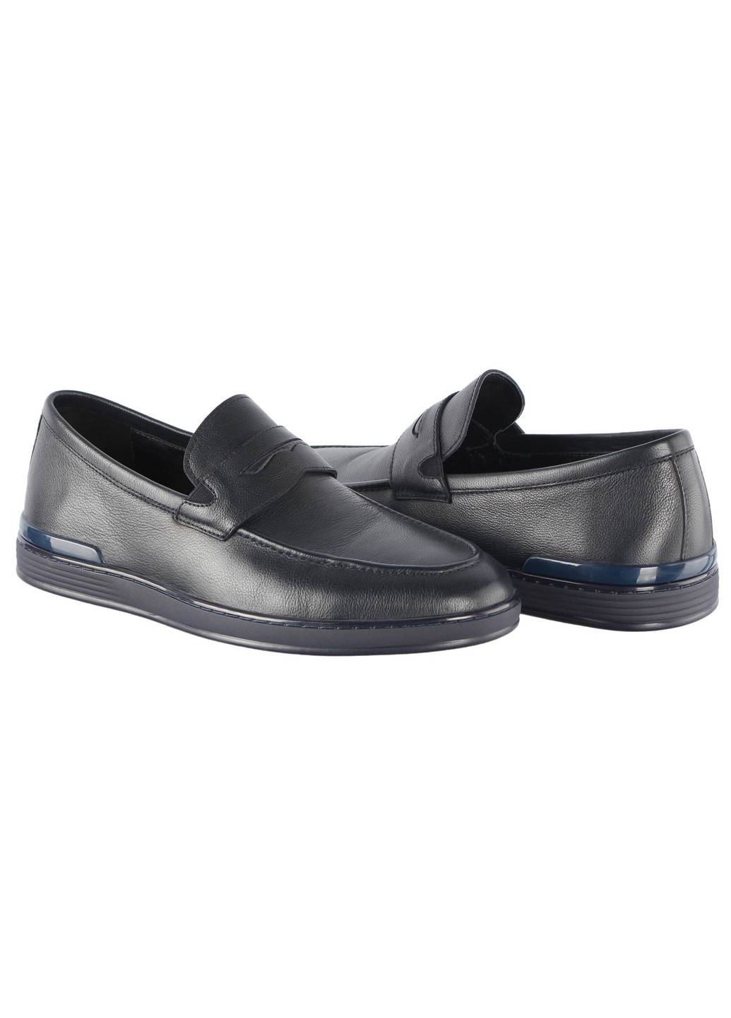 Черные мужские туфли 195895 Buts без шнурков