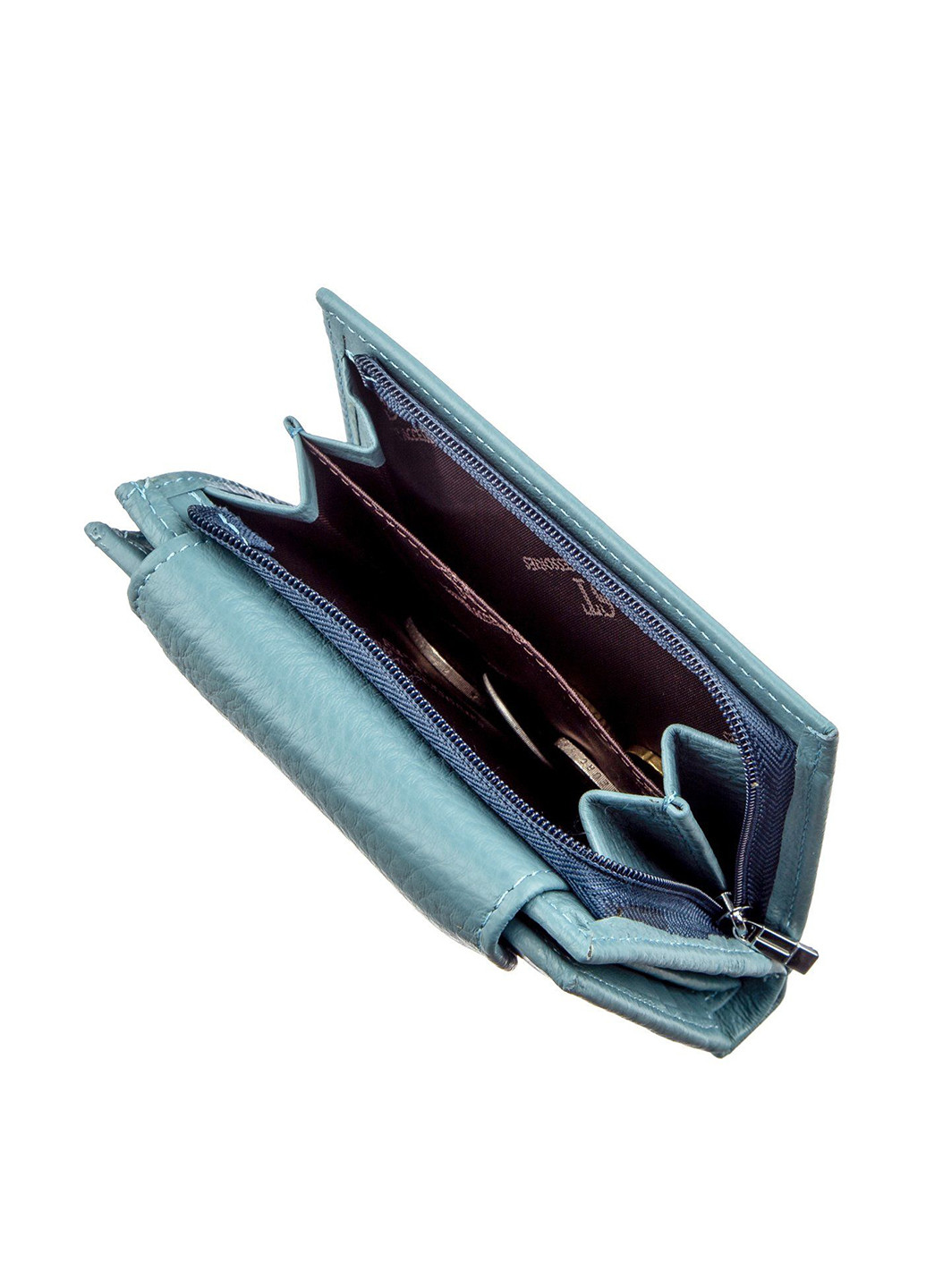 Гаманець ST Leather Accessories блакитний кежуал
