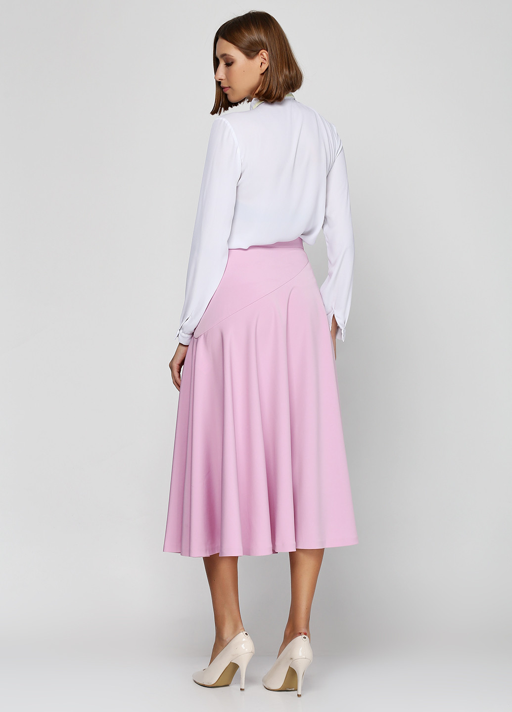 Сиреневая кэжуал юбка DKNY миди