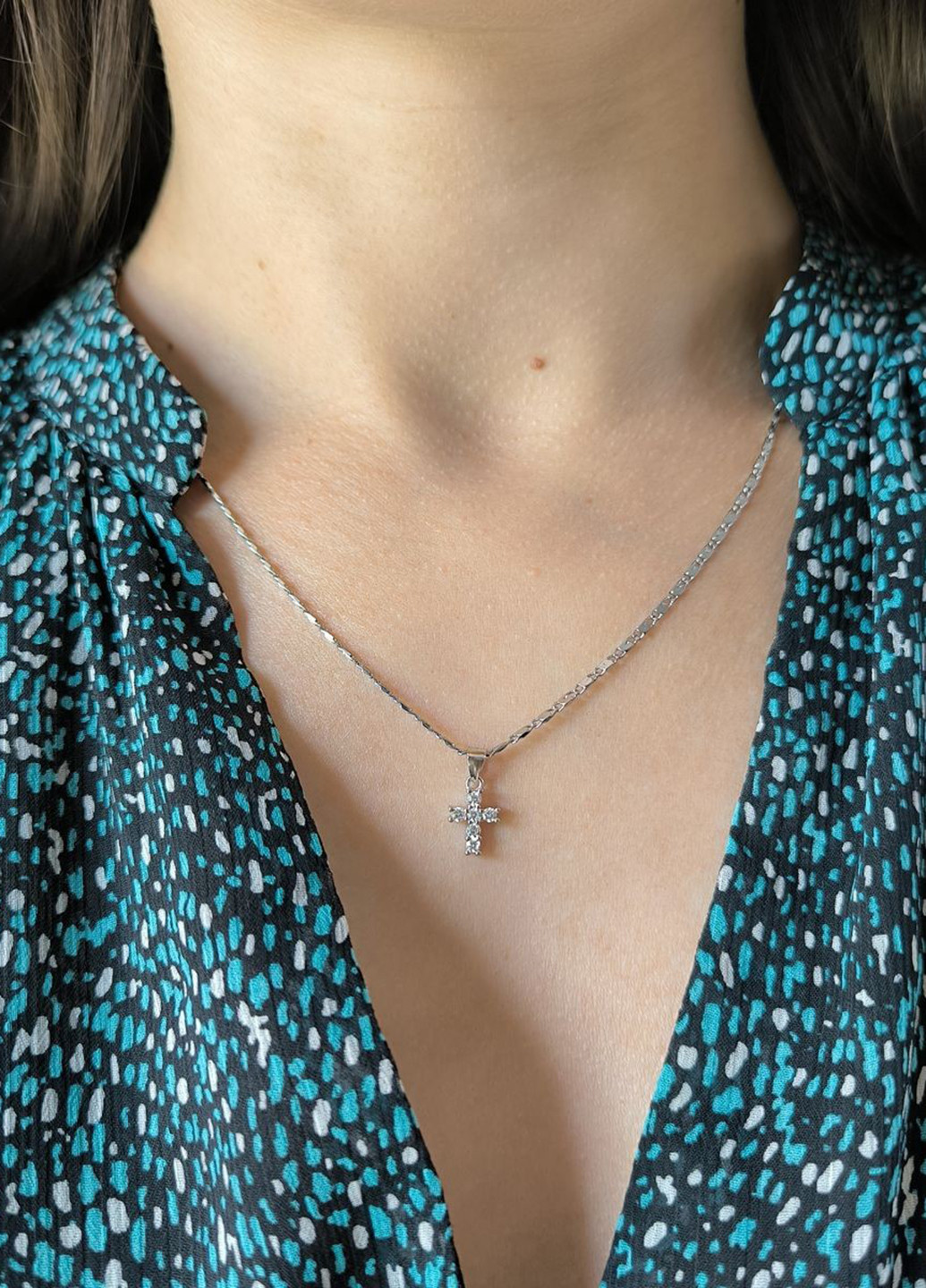 Крестик Silver Flame (369649312)