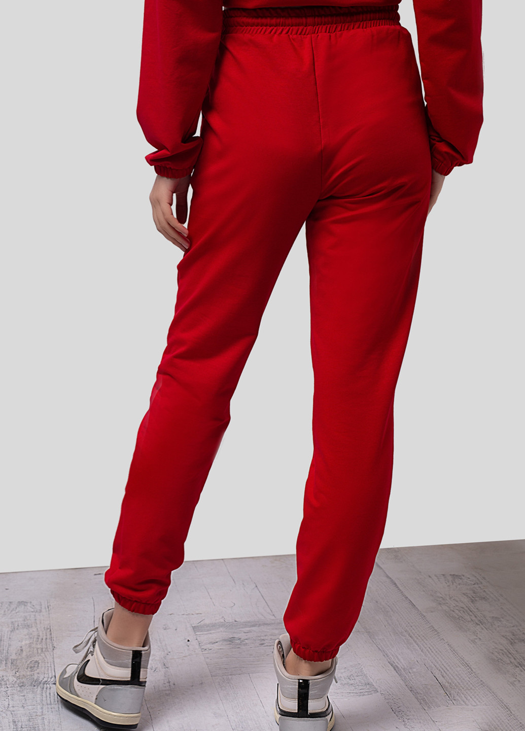 Красные кэжуал демисезонные джоггеры брюки Azuri