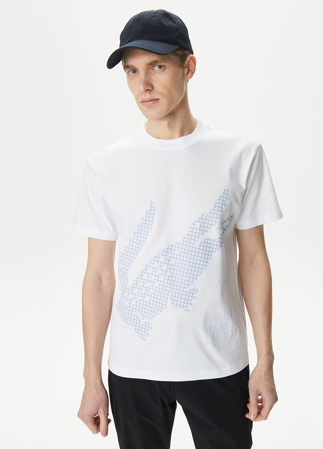 Біла футболка Lacoste