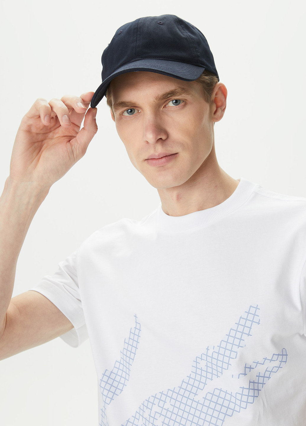 Біла футболка Lacoste