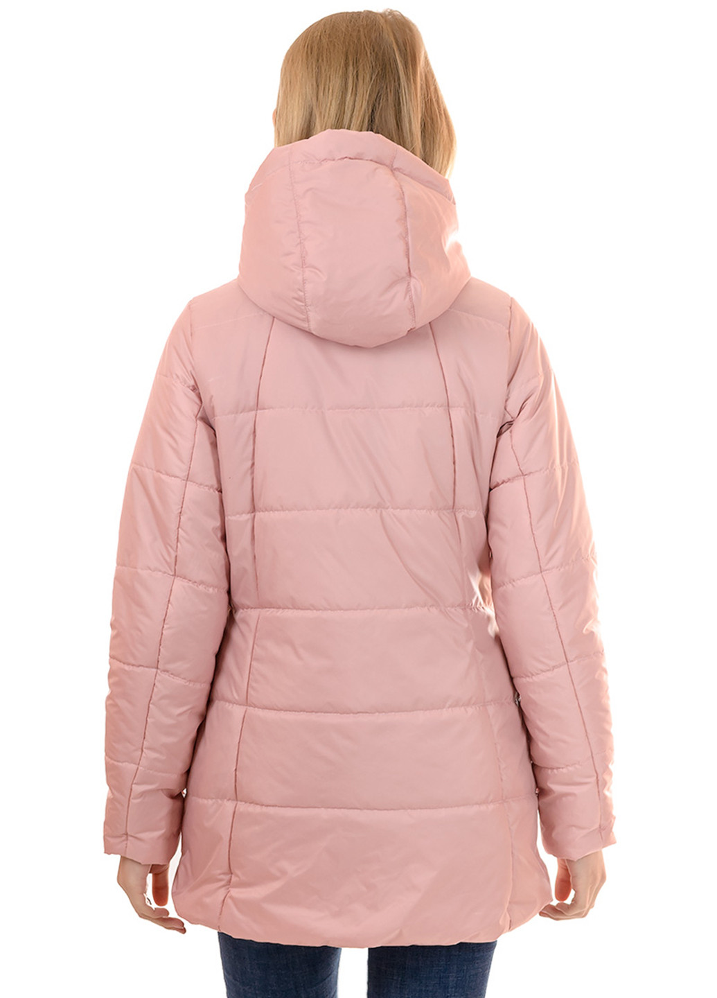 Бледно-розовая демисезонная куртка Loran