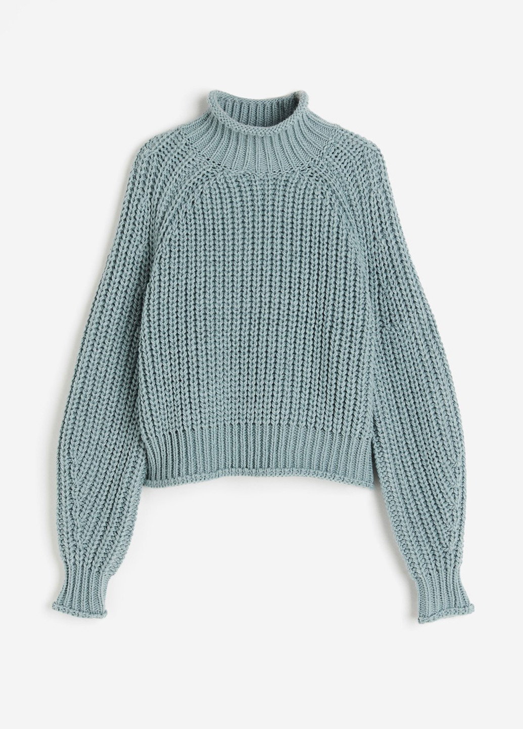 Серо-голубой демисезонный свитер H&M