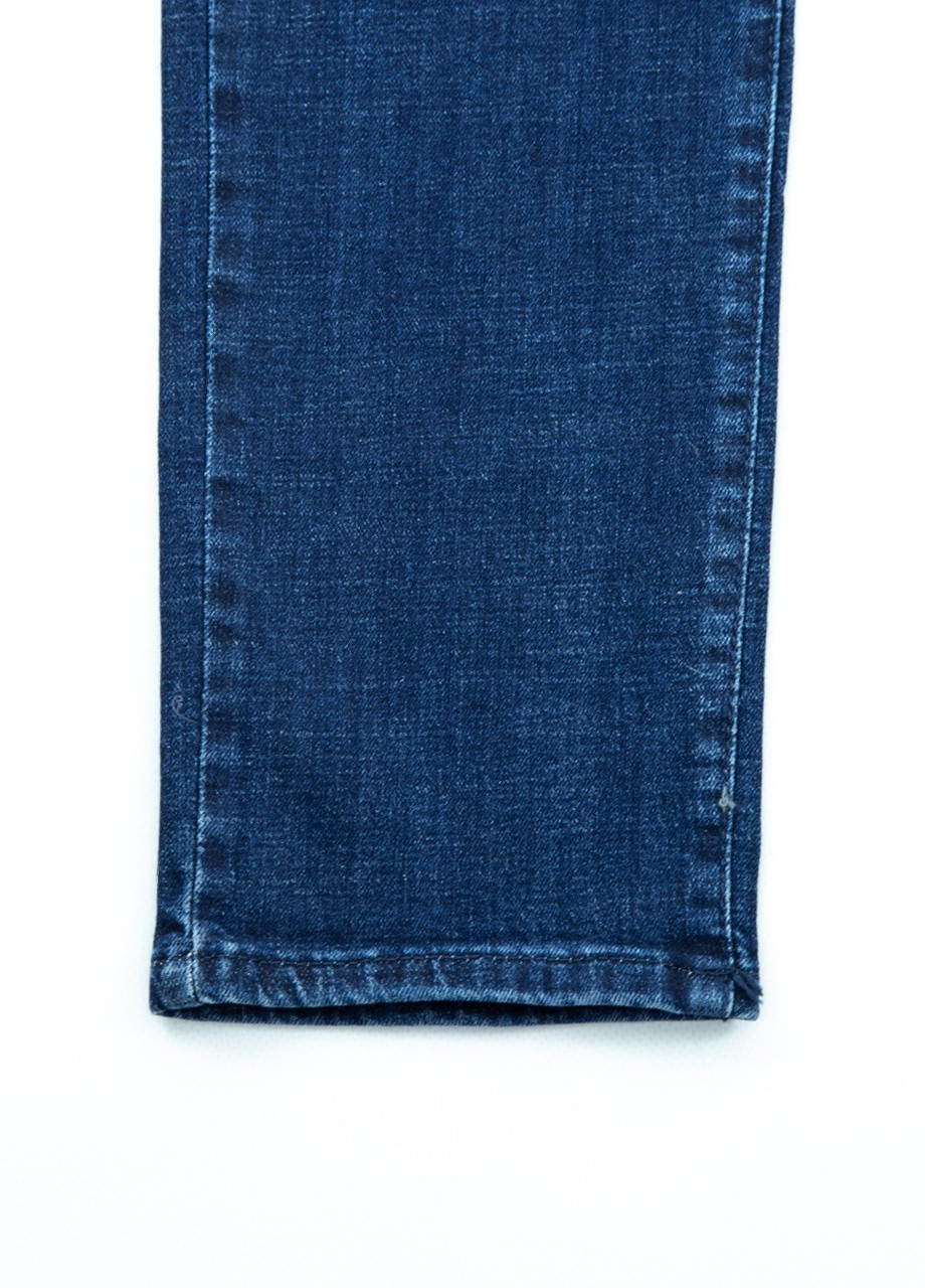 Синие демисезонные джинсы мужские синие слим длина 36 потертые Slim FRANCO BENUSSI