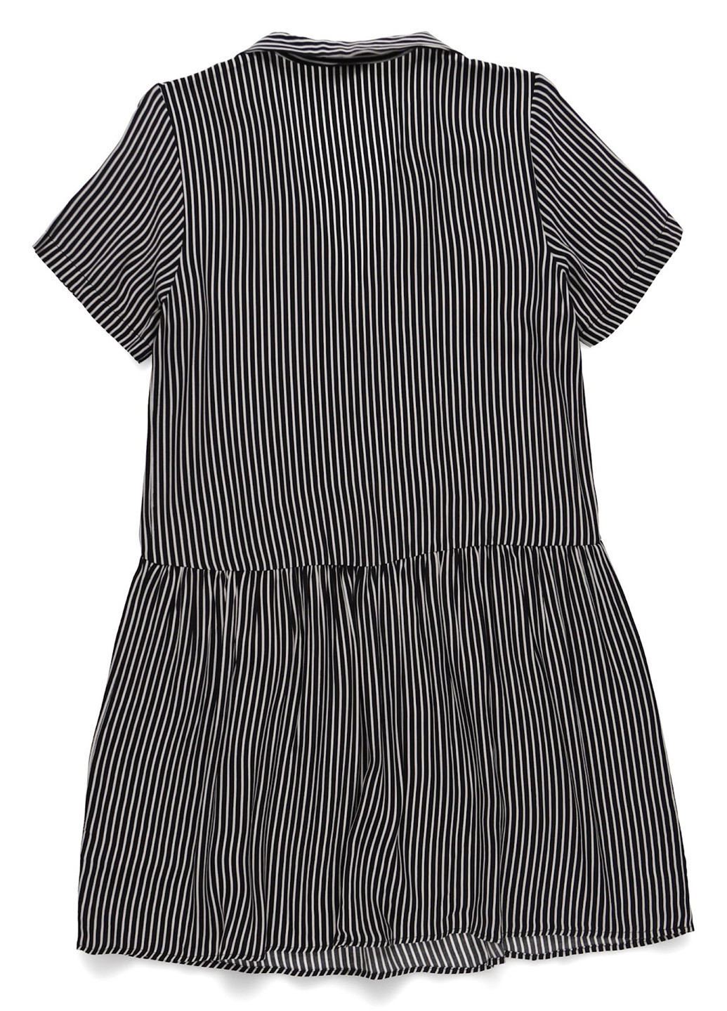 Чорно-білий кежуал сукня а-силует Vila в смужку