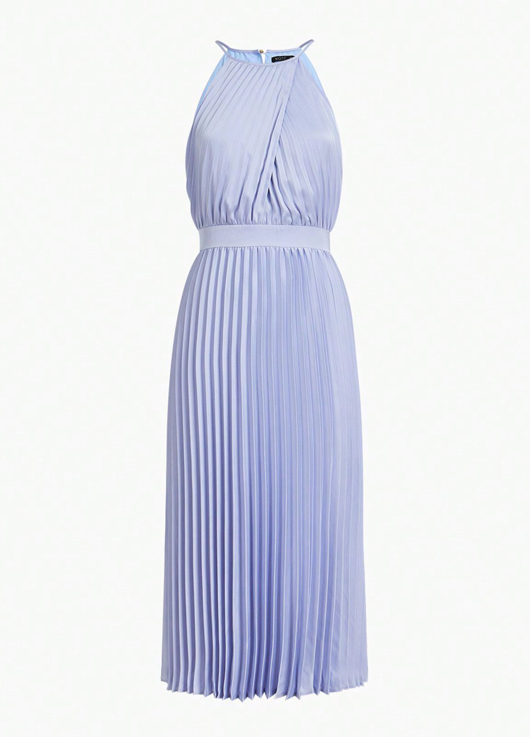 Бузкова коктейльна сукня кльош, плісована SHEIN однотонна