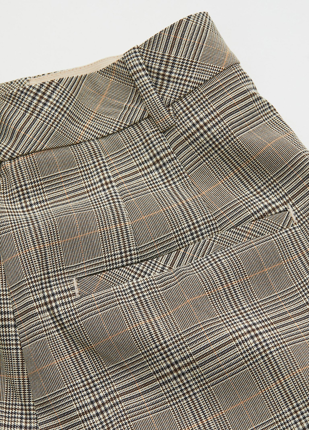 Комбинированные кэжуал демисезонные палаццо брюки H&M