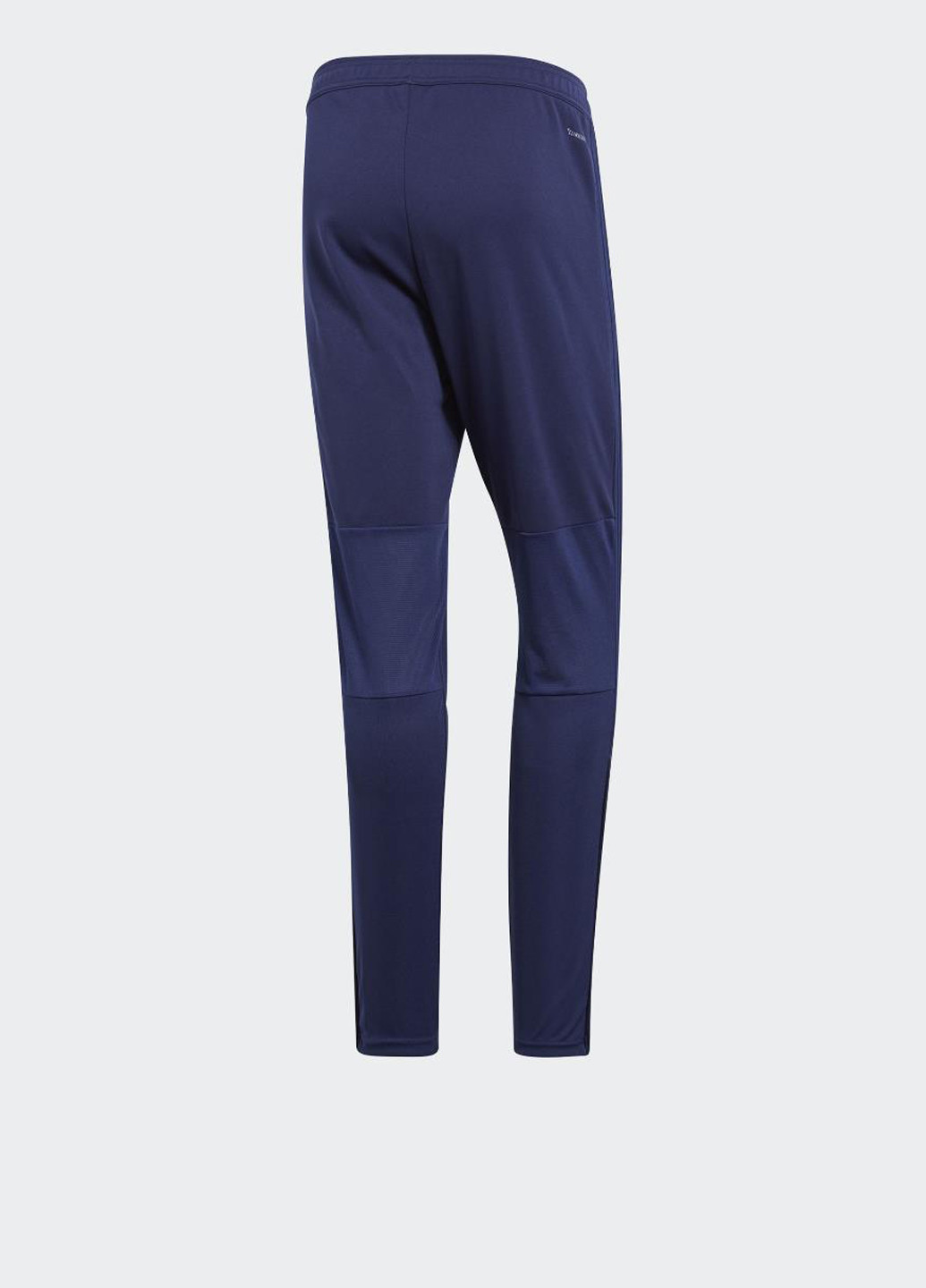 Синие спортивные демисезонные зауженные брюки adidas