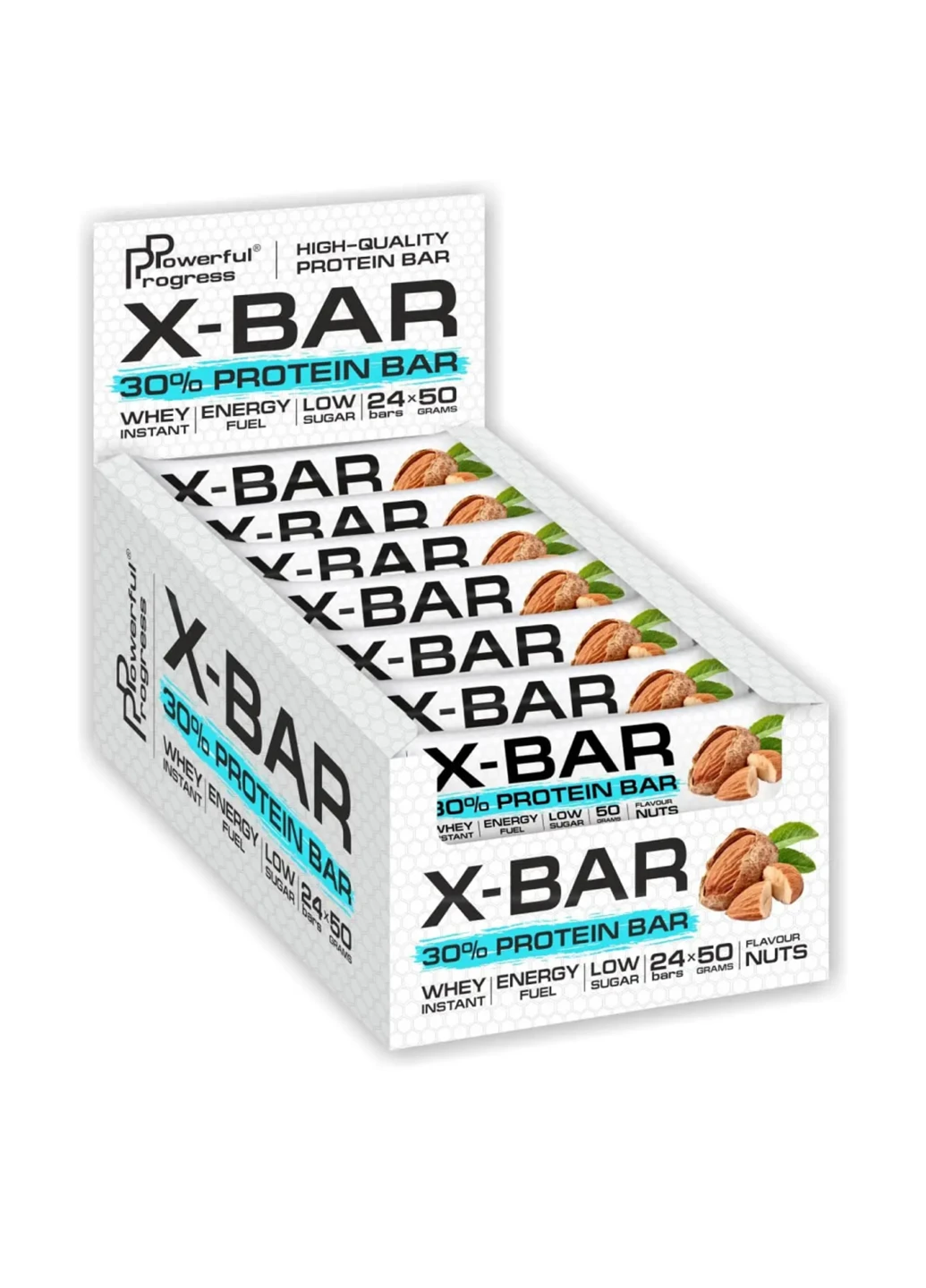 Батончик X-Bar (Almods), 24x50 г Powerful Progress (250612657)