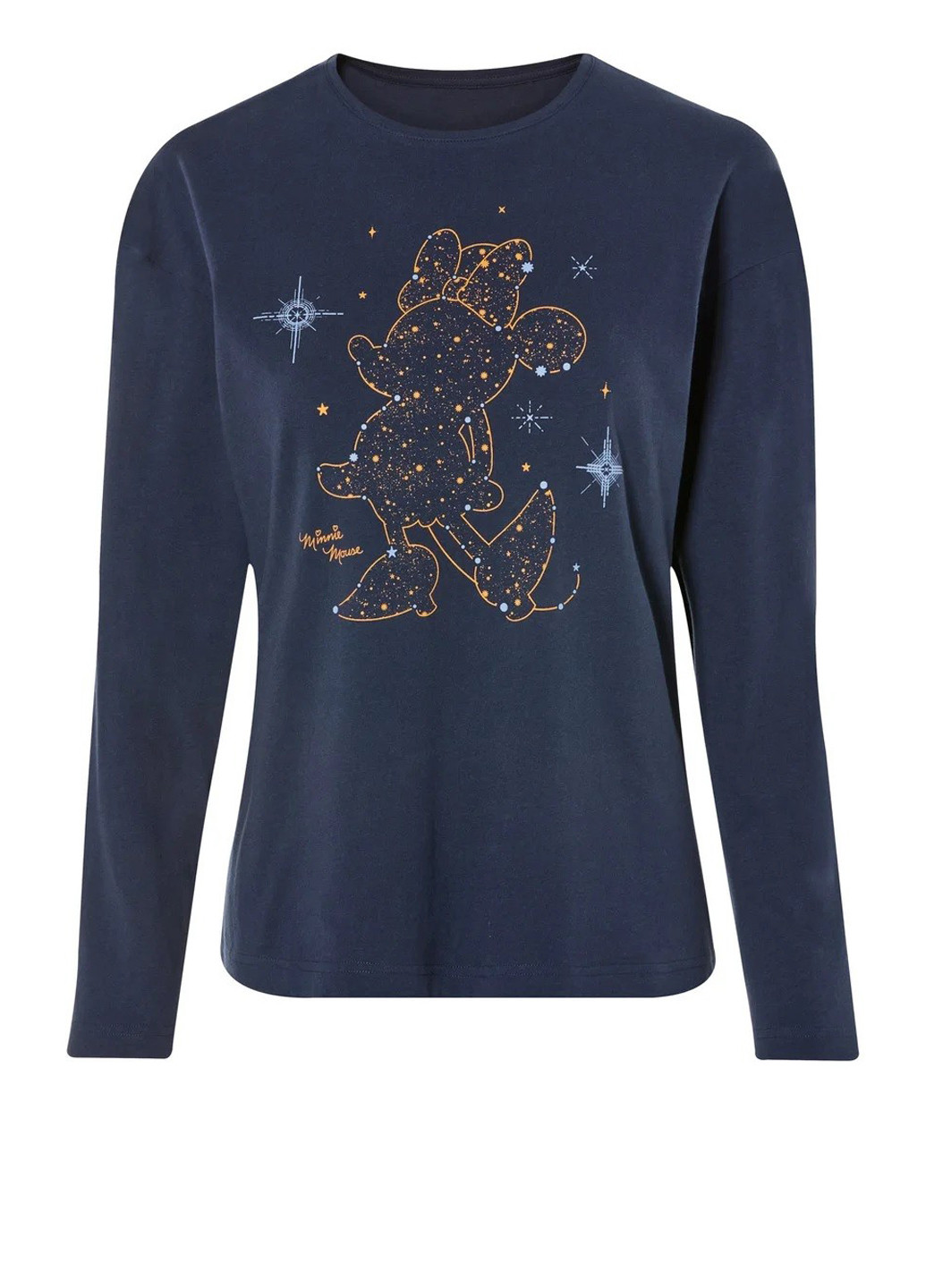 Темно-синя всесезон піжама (лонгслів, штани) лонгслів + брюки Disney