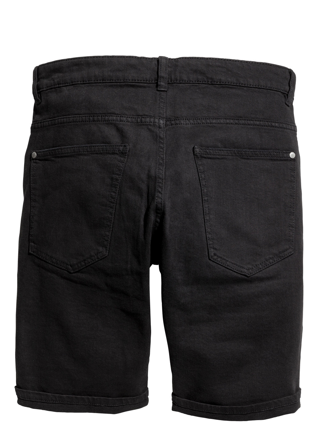 Шорты H&M чёрно-белых джинсовые хлопок