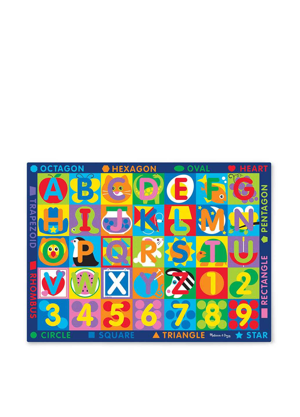 Игровой коврик Английский алфавит, 147х200 см Melissa & Doug (251711259)