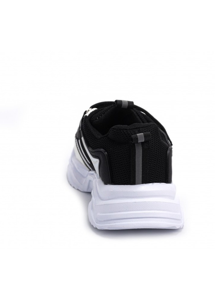 Чорні Осінні кросівки 2510-2black 31 чорно-білий (2000903700067) Erra