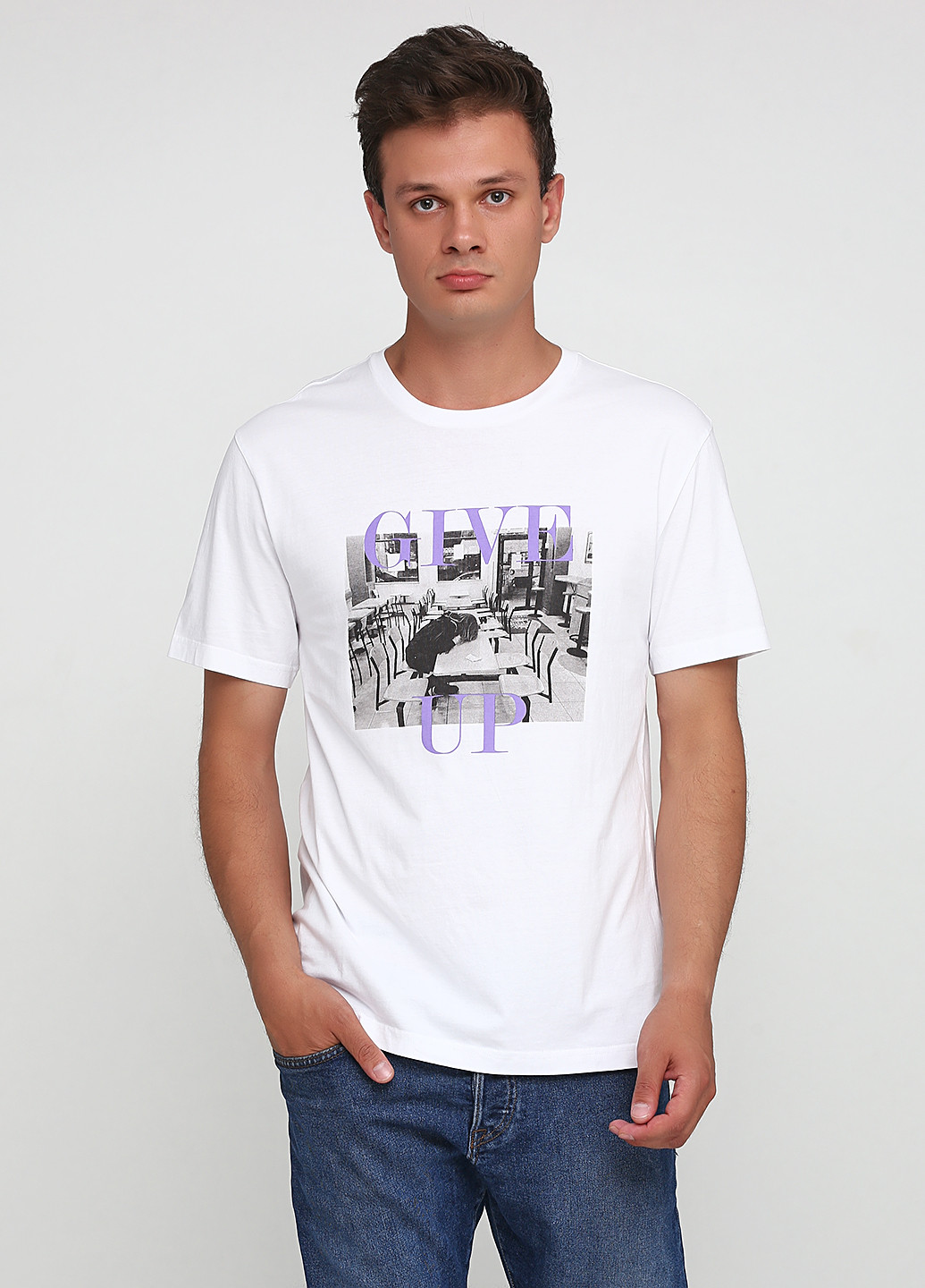 Біла футболка H&M