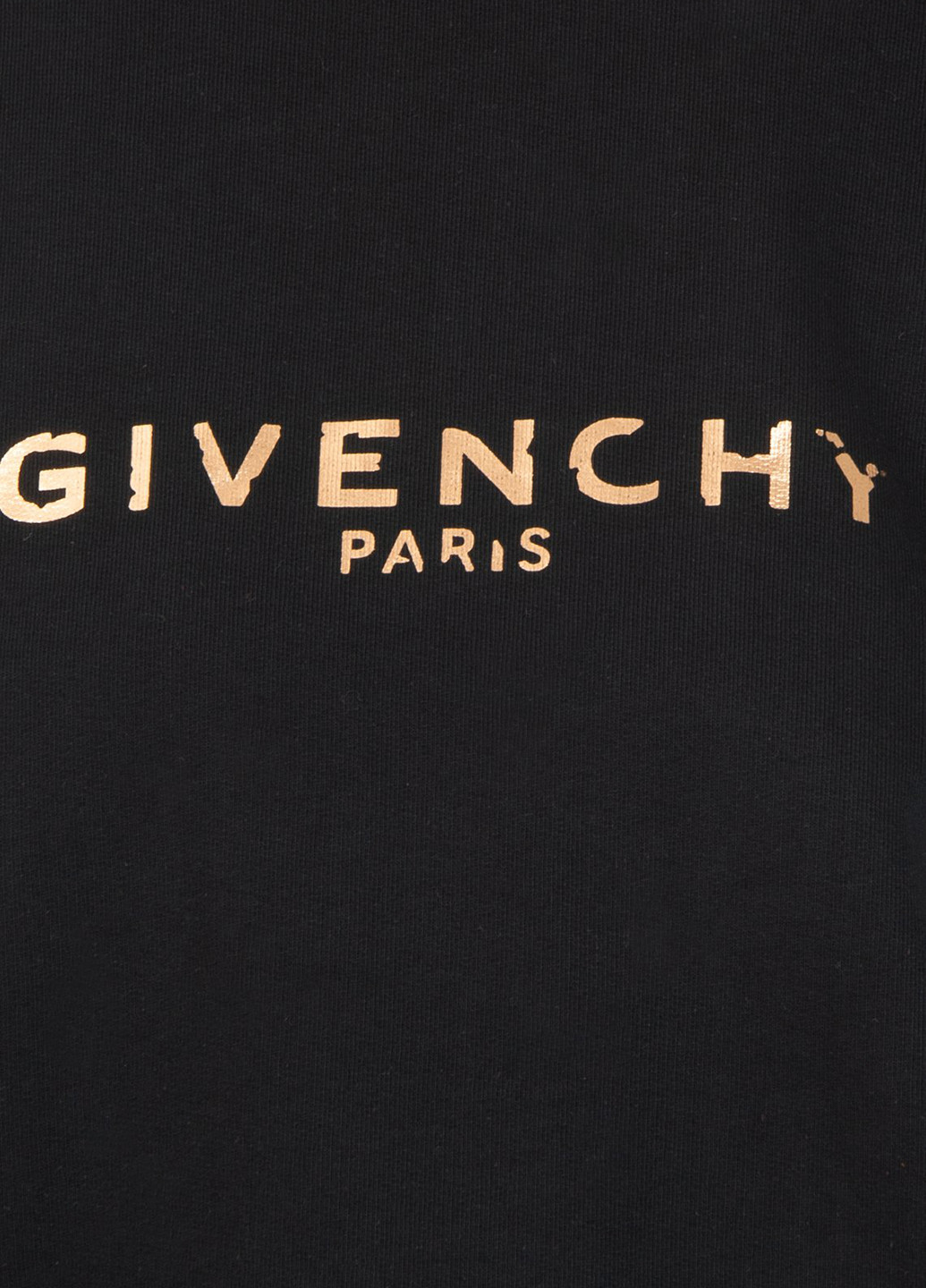 Свитшот Givenchy - крой логотип черный кэжуал - (198219167)