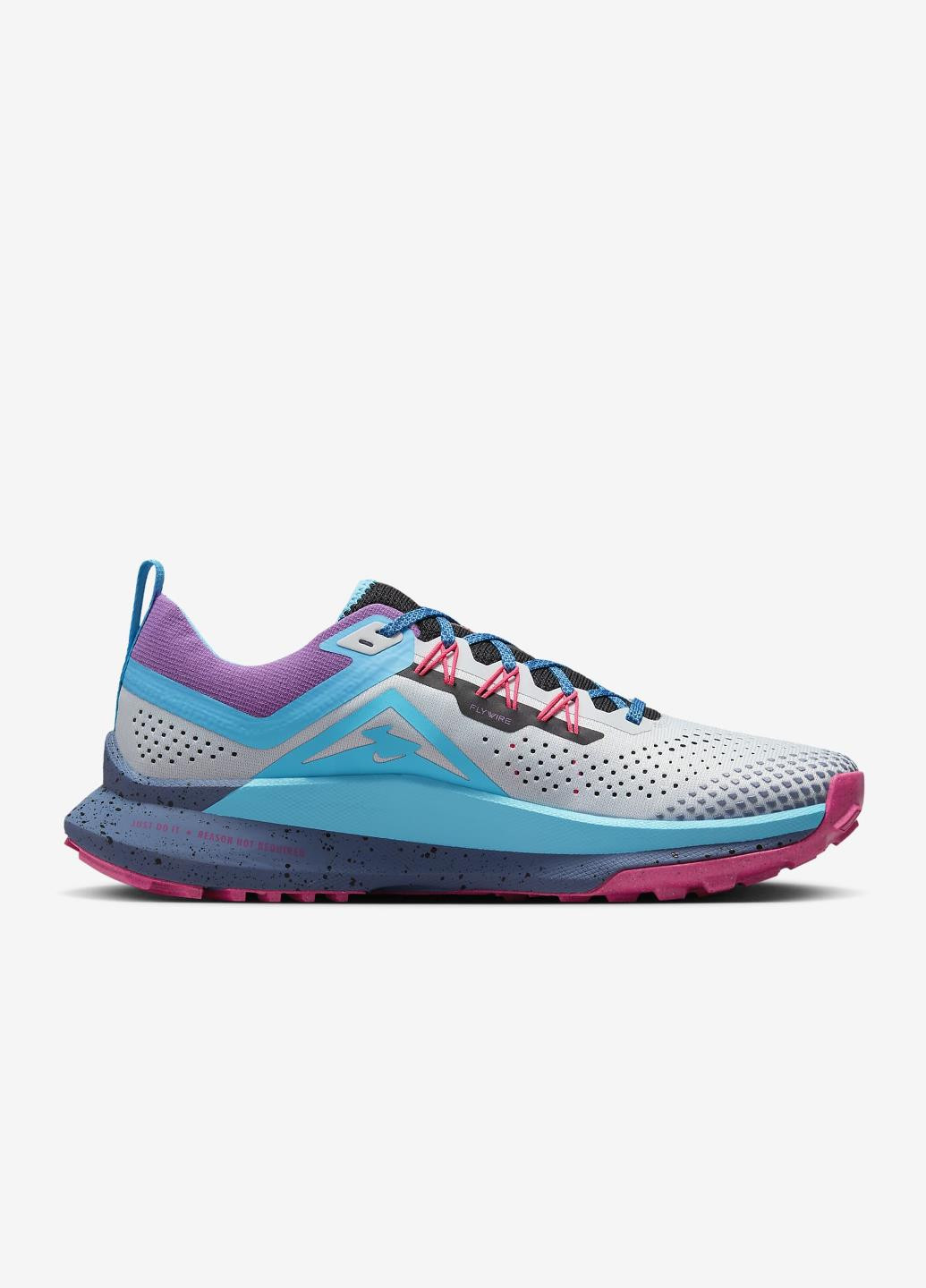 Цветные демисезонные кроссовки fb7182-001 Nike React Pegasus Trail 4 SE