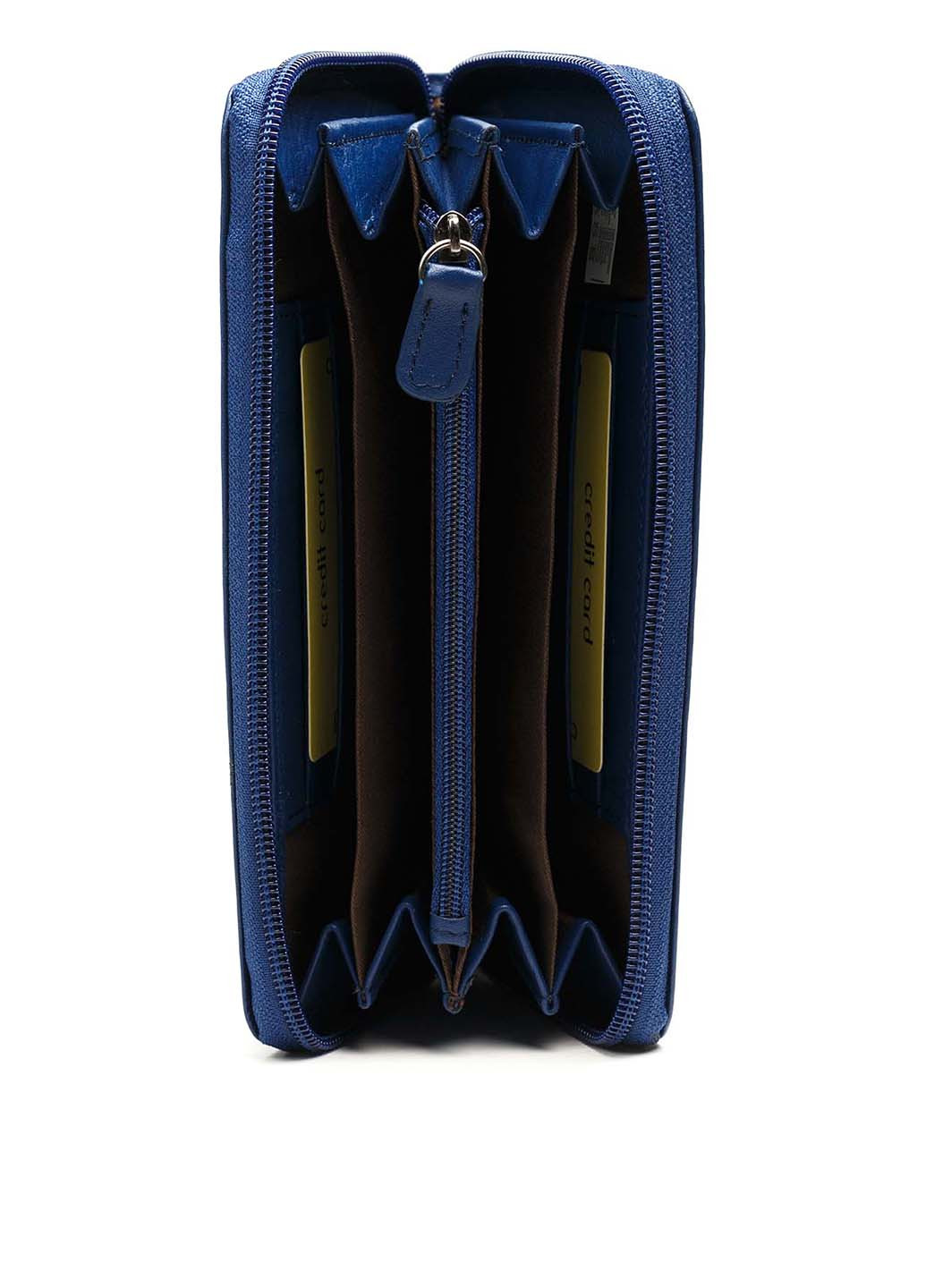 Гаманець Italian Bags однотонний синій кежуал