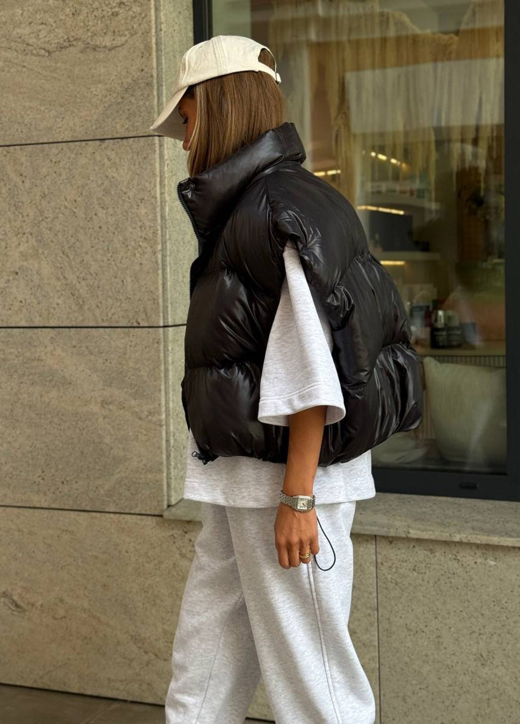 Черная зимняя куртка куртка-трансформер No Brand