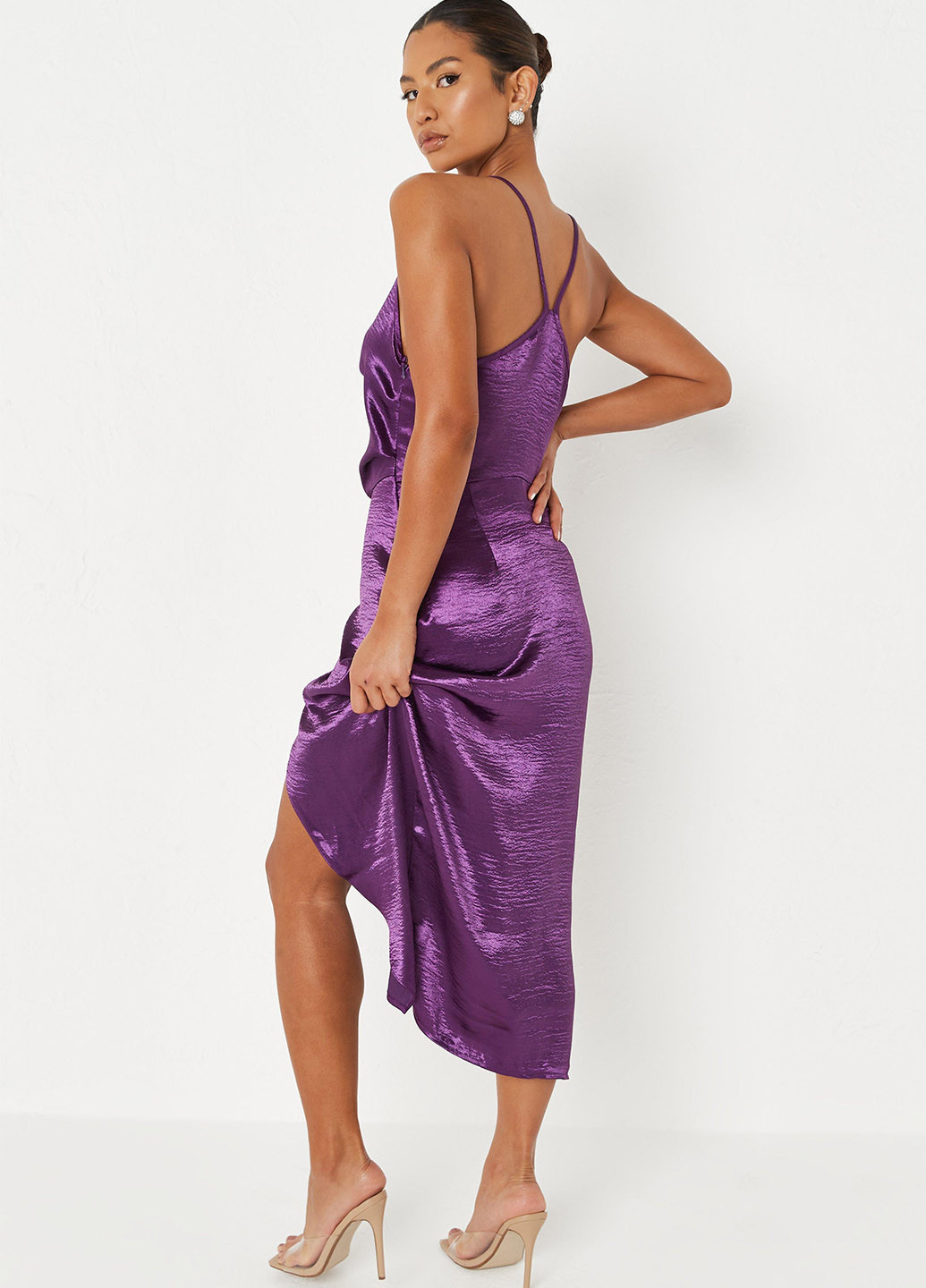 Фіолетова кежуал сукня сукня-комбінація Missguided однотонна