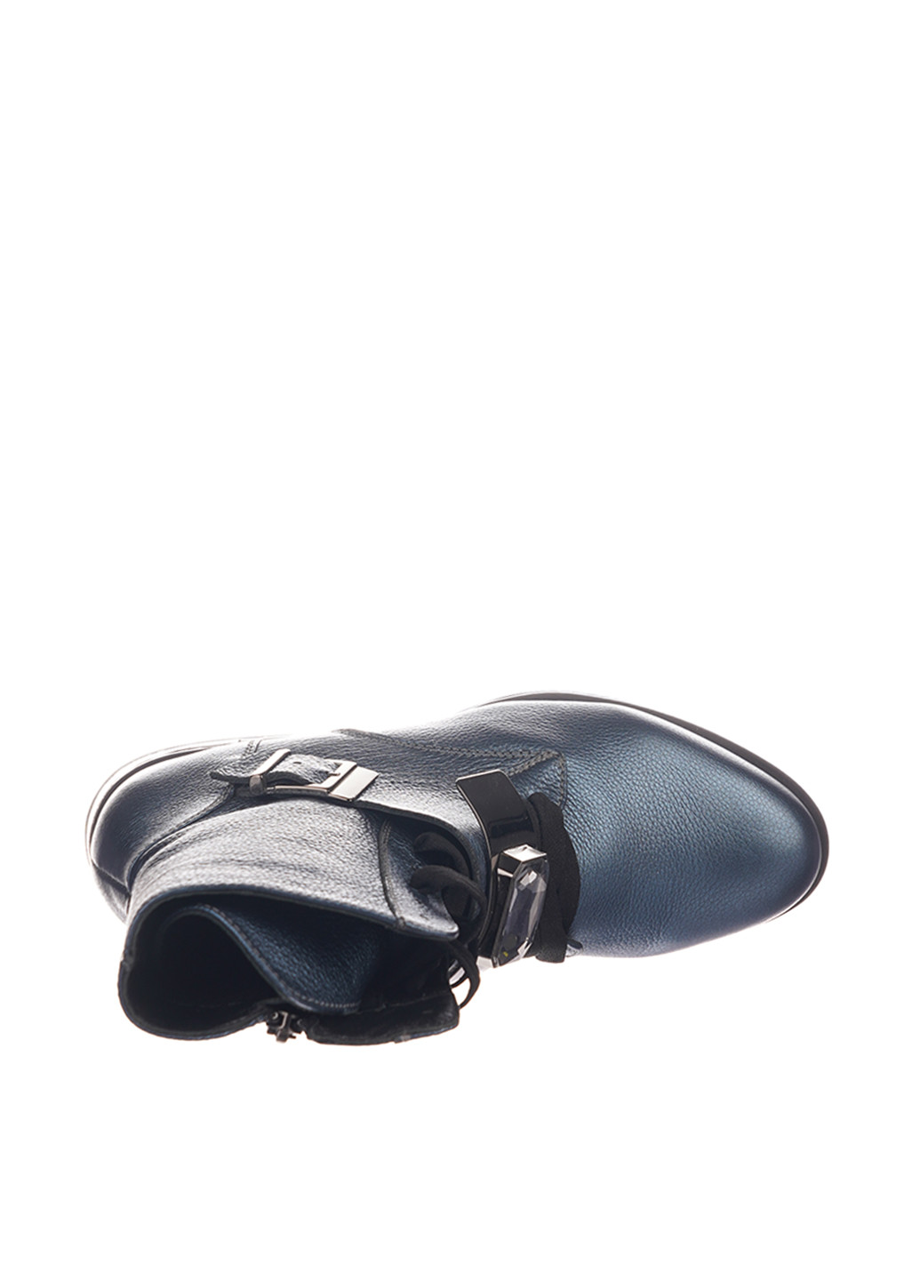 Осенние ботинки AURA с камнями, с пряжкой, со шнуровкой