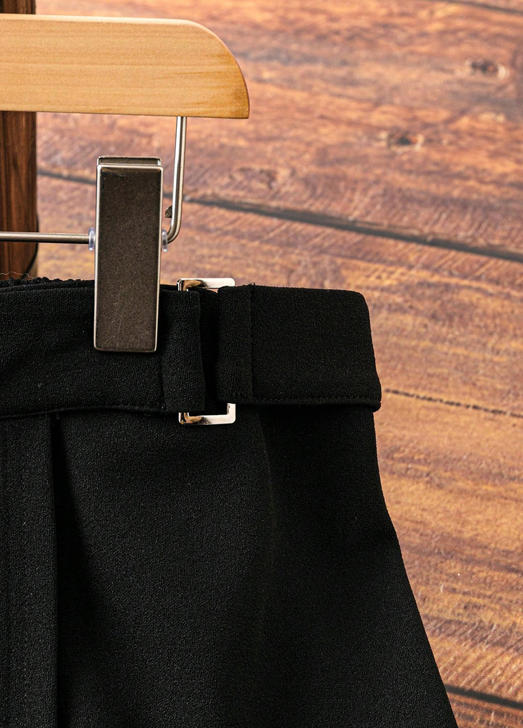 Черная кэжуал однотонная юбка SHEIN плиссе, на запах