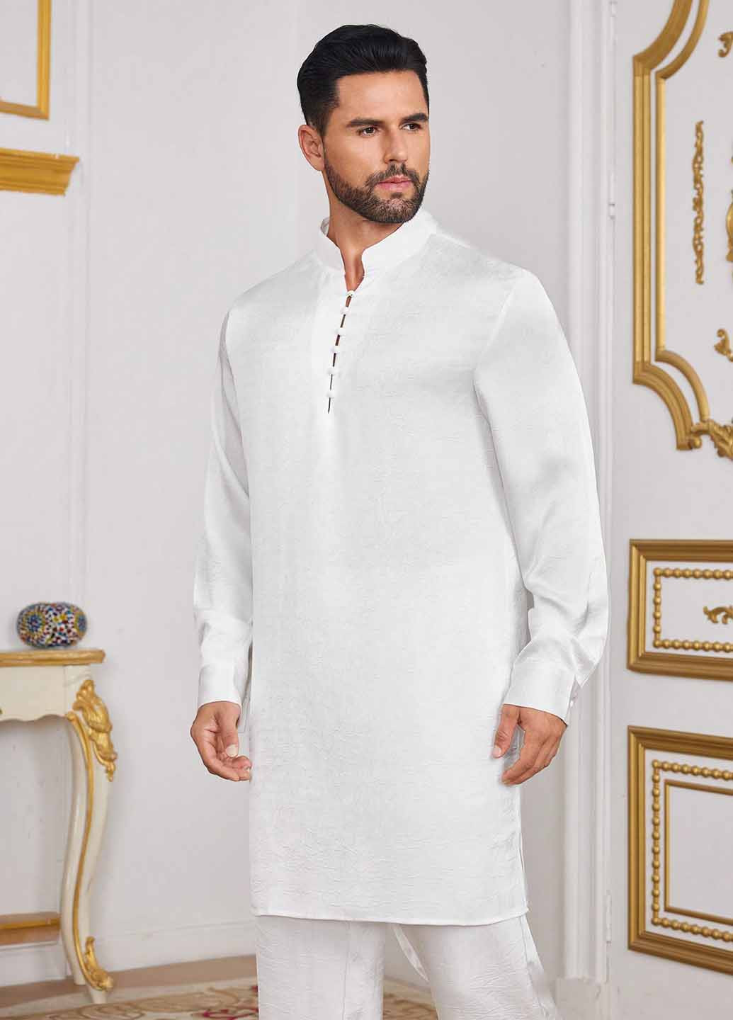 Белый демисезонный костюм (рубашка, брюки) брючный SHEIN