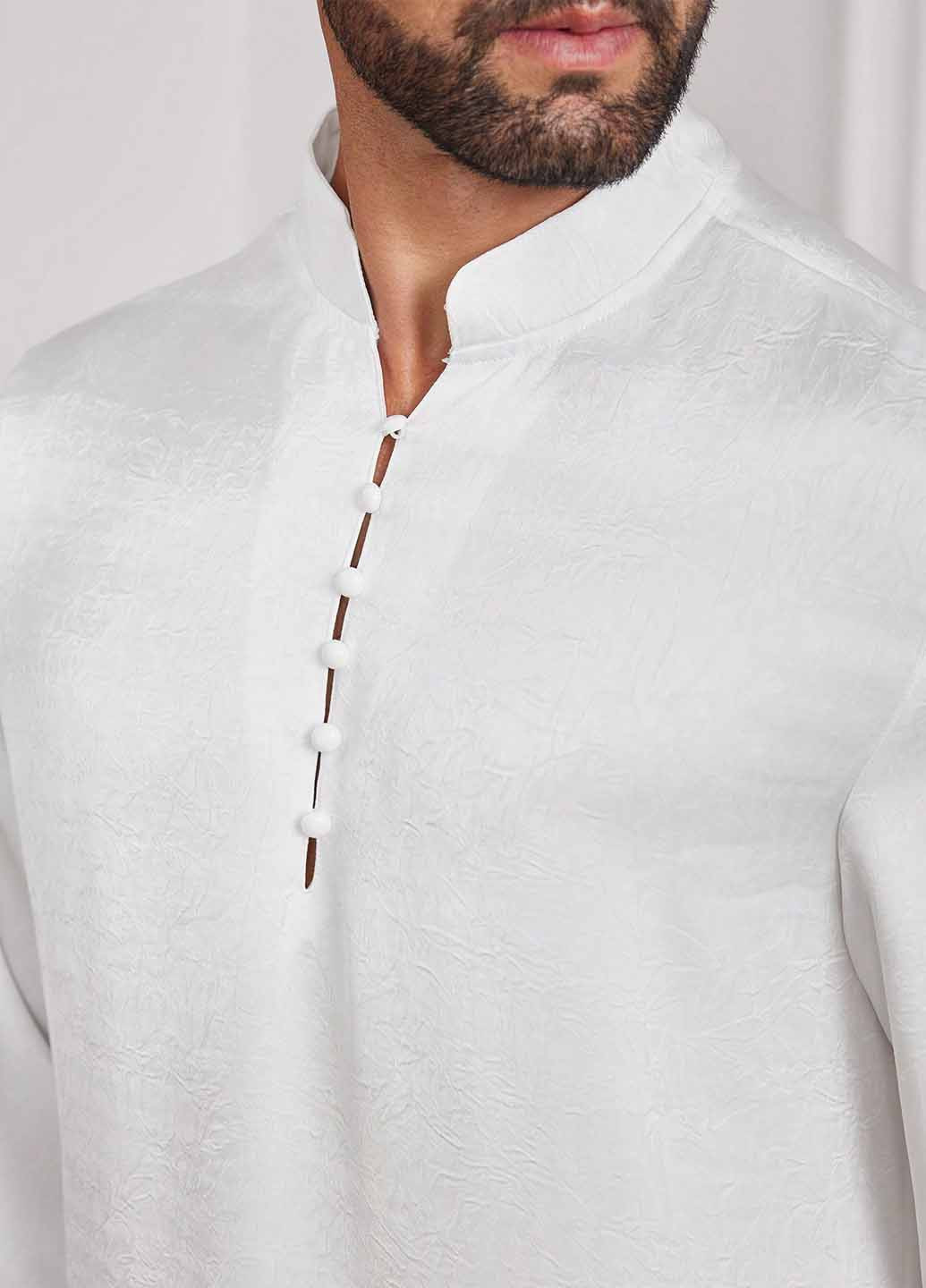 Белый демисезонный костюм (рубашка, брюки) брючный SHEIN