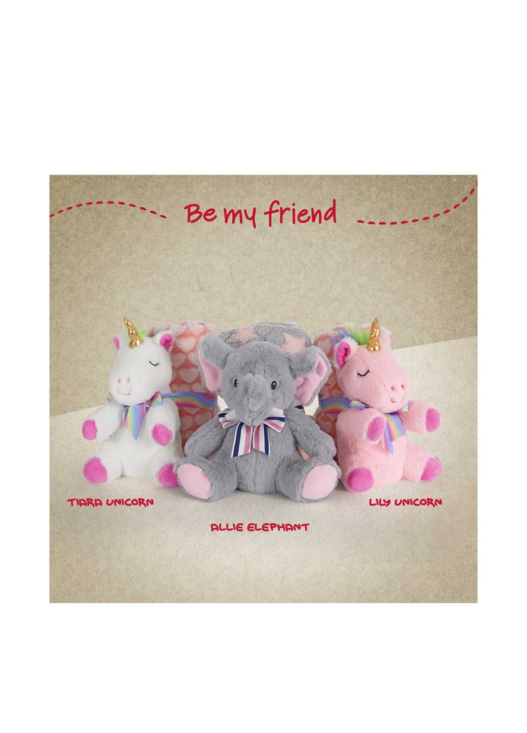 Плед з м'якою іграшкою, 120x80 см Perletti (363640833)