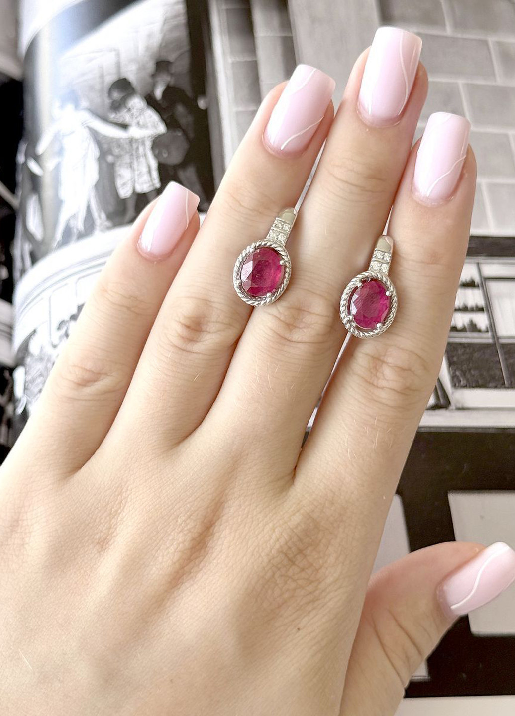 Сережки Silver Flame (301048245)