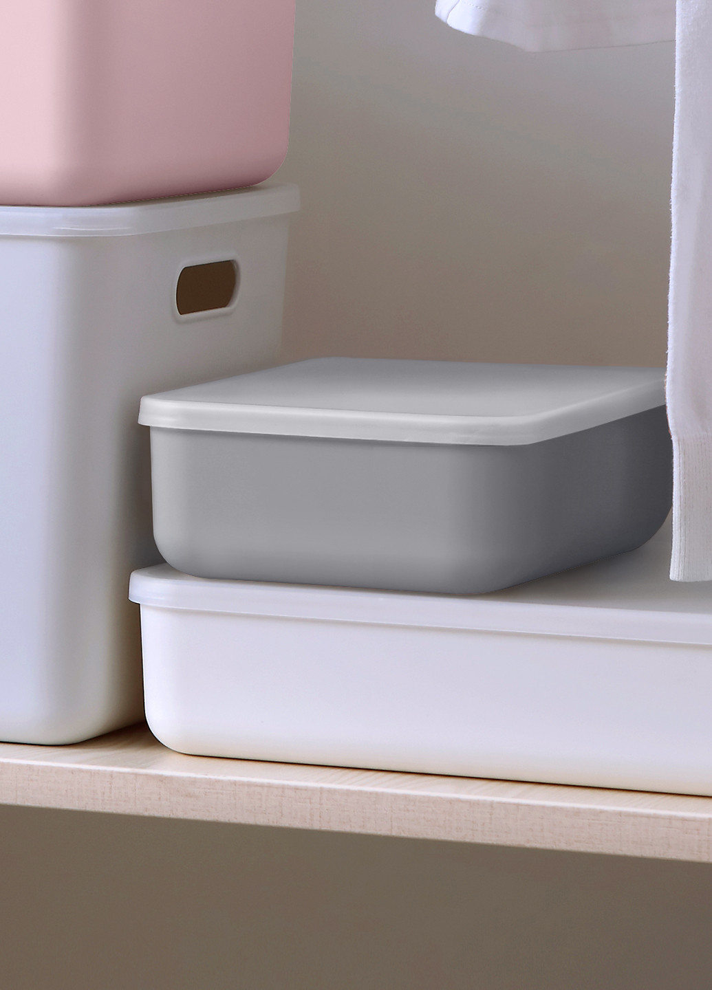 Ящик для зберігання з кришкою, 25,7х18х8 см MVM (253475366)