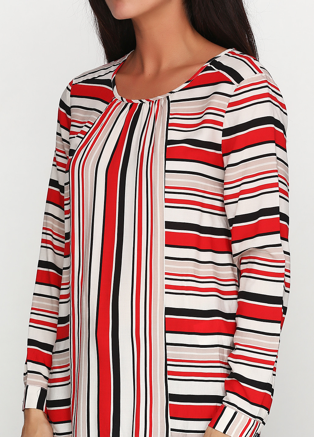 Комбинированная демисезонная блуза Karen by Simonsen