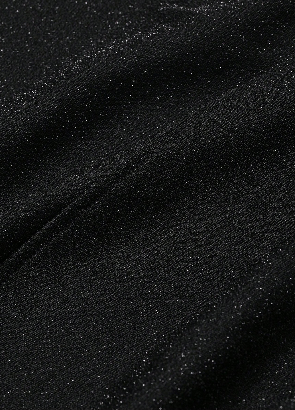 Чорна домашній сукня на запах, кльош SHEIN однотонна