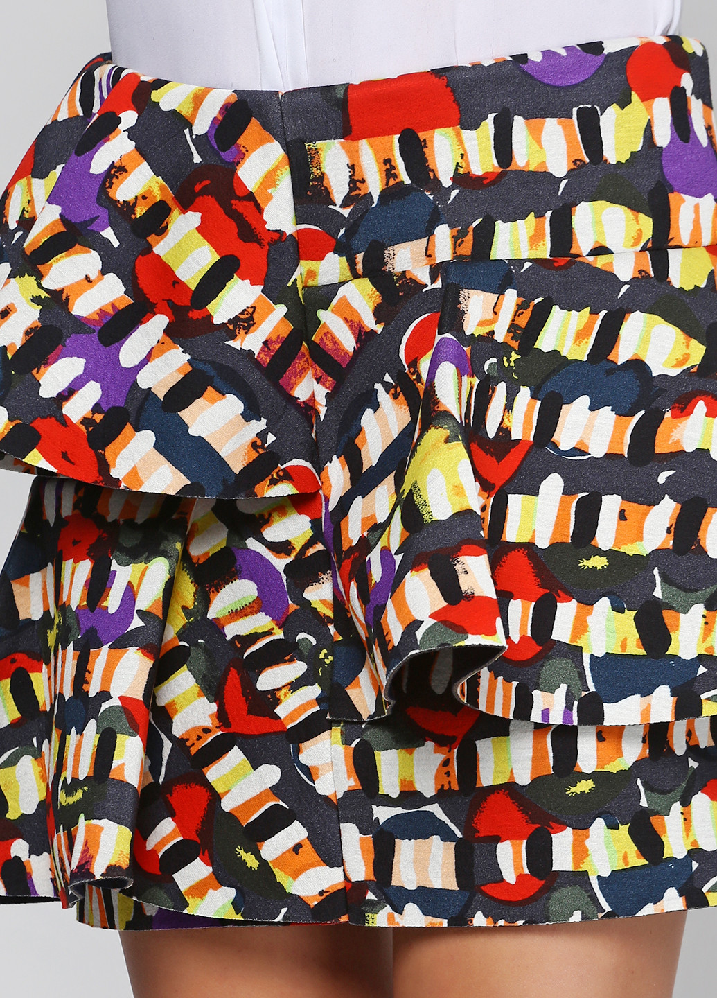 Разноцветная кэжуал с абстрактным узором юбка Marni мини