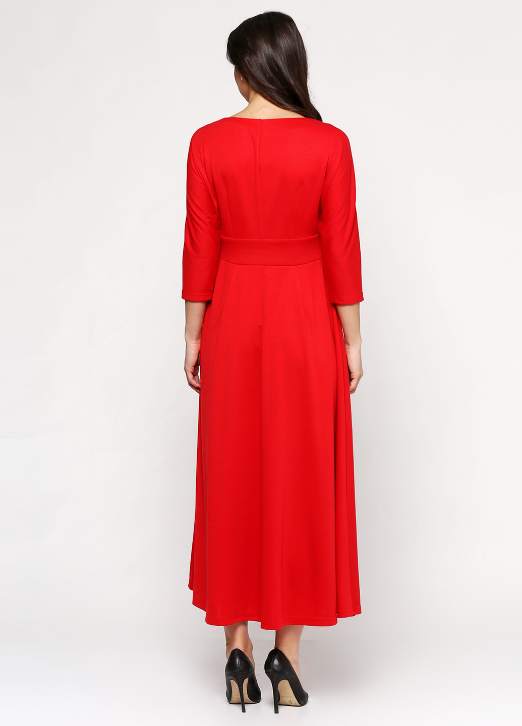 Червона ділова сукня Jhiva однотонна