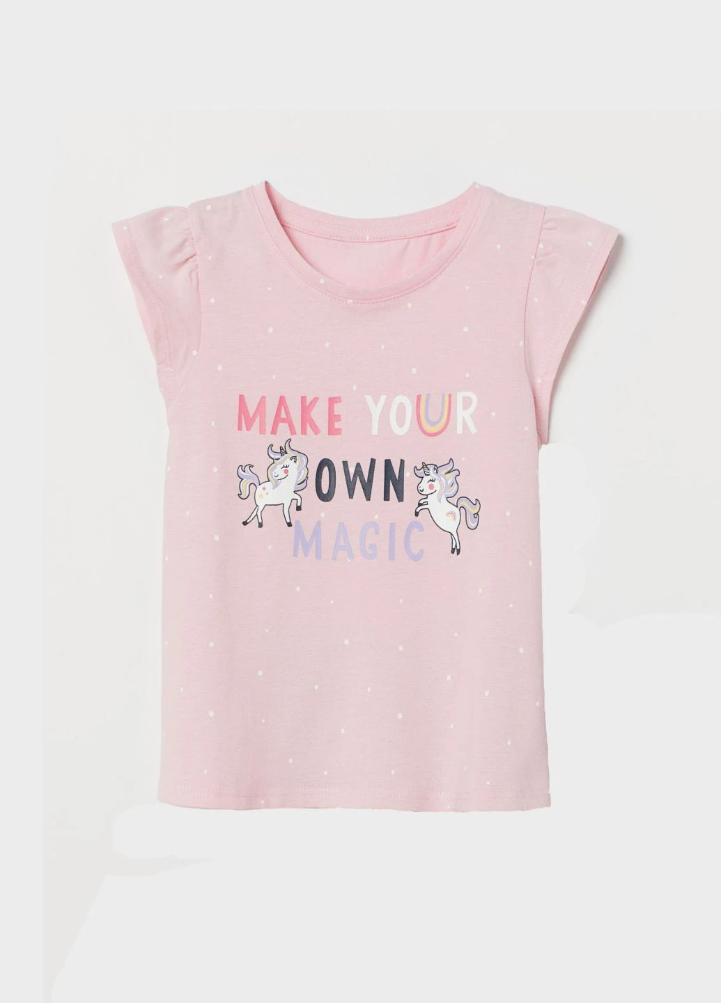 Рожева літня футболка H&M