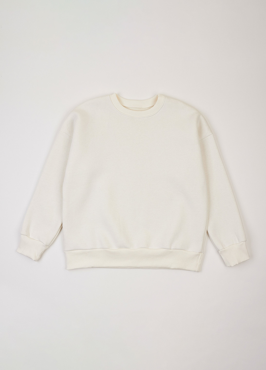 Молочний світшот Фламинго однотонний без декору (303403388)