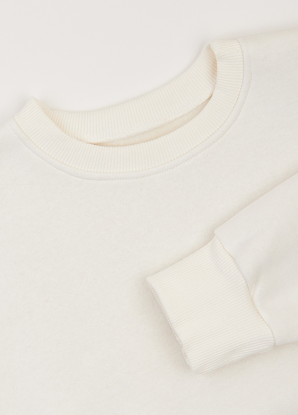 Молочний світшот Фламинго однотонний без декору (303403388)